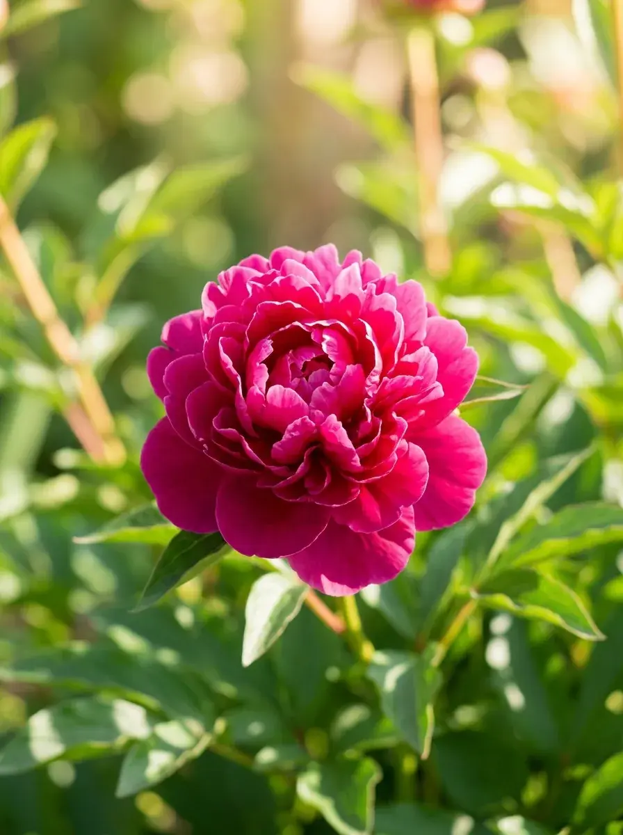 A bright blooming flower in crisp focus