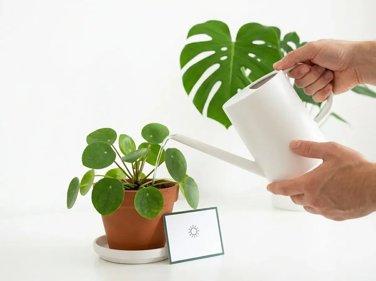 Taking a photo of a plant leaf