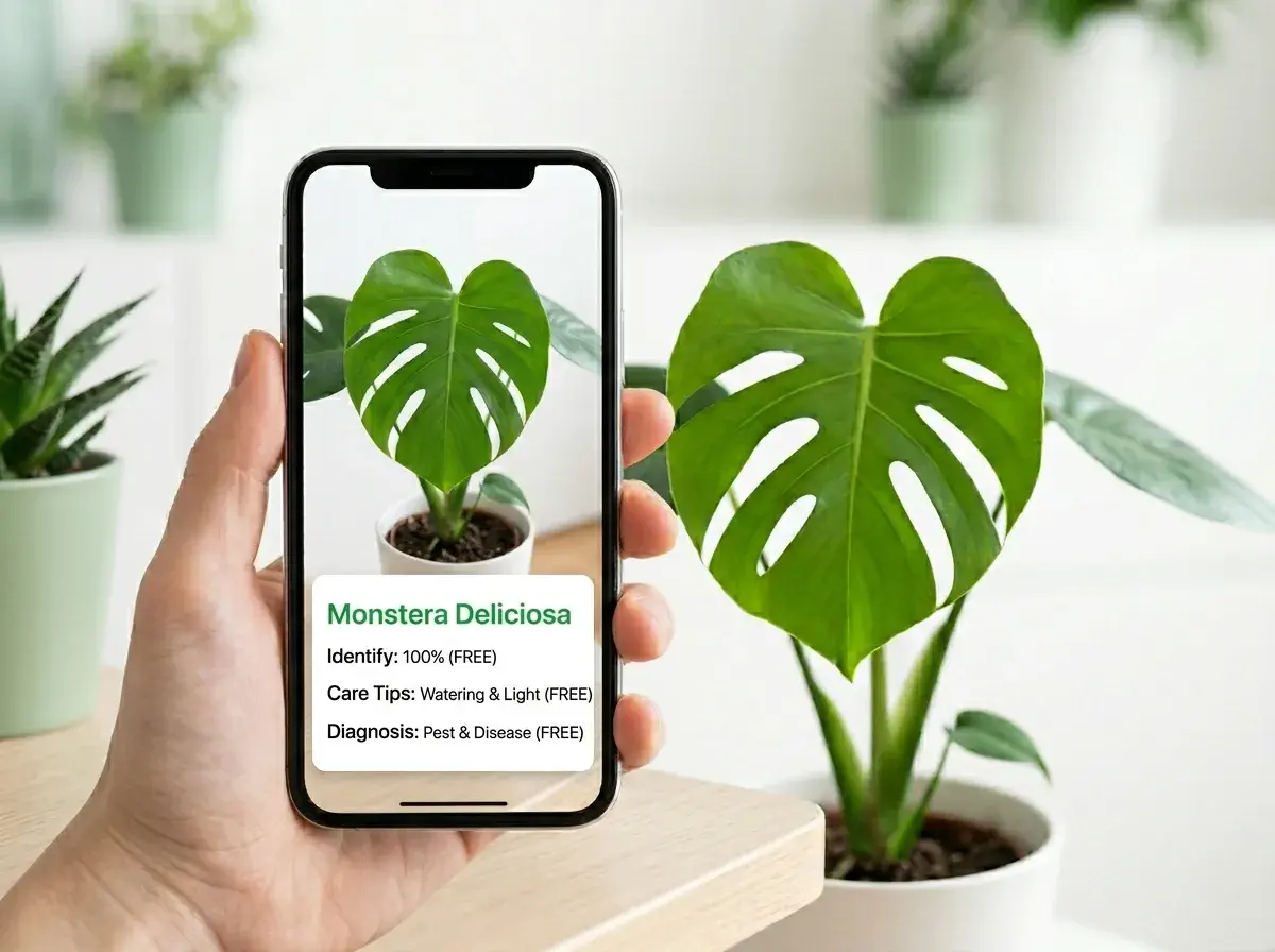 Plant identification result showing the exact species